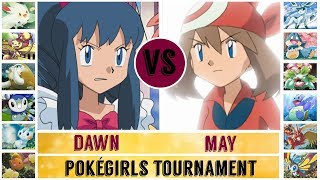 Dawn Vs. May Pokémon Sunmoon - Pokégirls Tournament