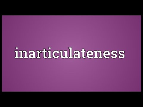 Header of inarticulateness