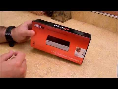 D-Link GO-SW-8GE 8-Port Gigabit Switch - Unboxing and Review