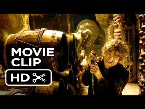 The Hobbit: The Desolation of Smaug Movie CLIP - Into The Barrels! (2013) HD
