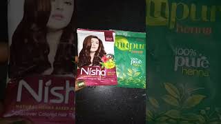Nupur Henna Mehndi & Nisha Mehandi Dark Hair Colour & Long Hair