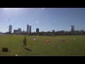 The Mega Flight of Blue Moon Kites at the Frank Mots Int'l Kite Festival