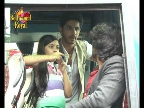 On location of TV serial Na Bole Tum Na Maine Kuchh Kaha Mohan...