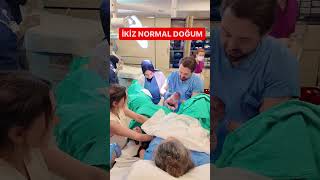 İki̇z Normal Doğum Dr. Erhan Karaalp