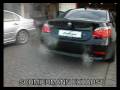 BMW E60 520I with 4 pipe Schmiedmann sportexhaust 4X86MM tailpipes and 2 rear silencers.