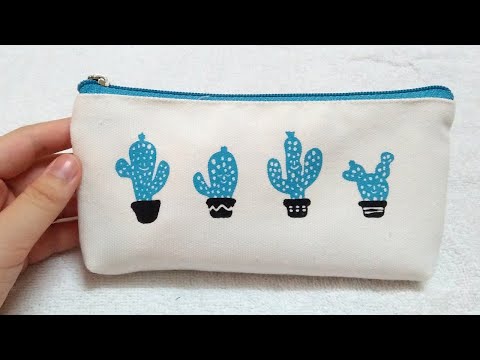 Cách Làm Hộp Bút Bằng Vải Đơn Giản Và Đẹp | DIY: How To Make A Pencil Case