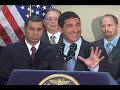 Senator Jeff Klein speaks at foreclosure bill signing.