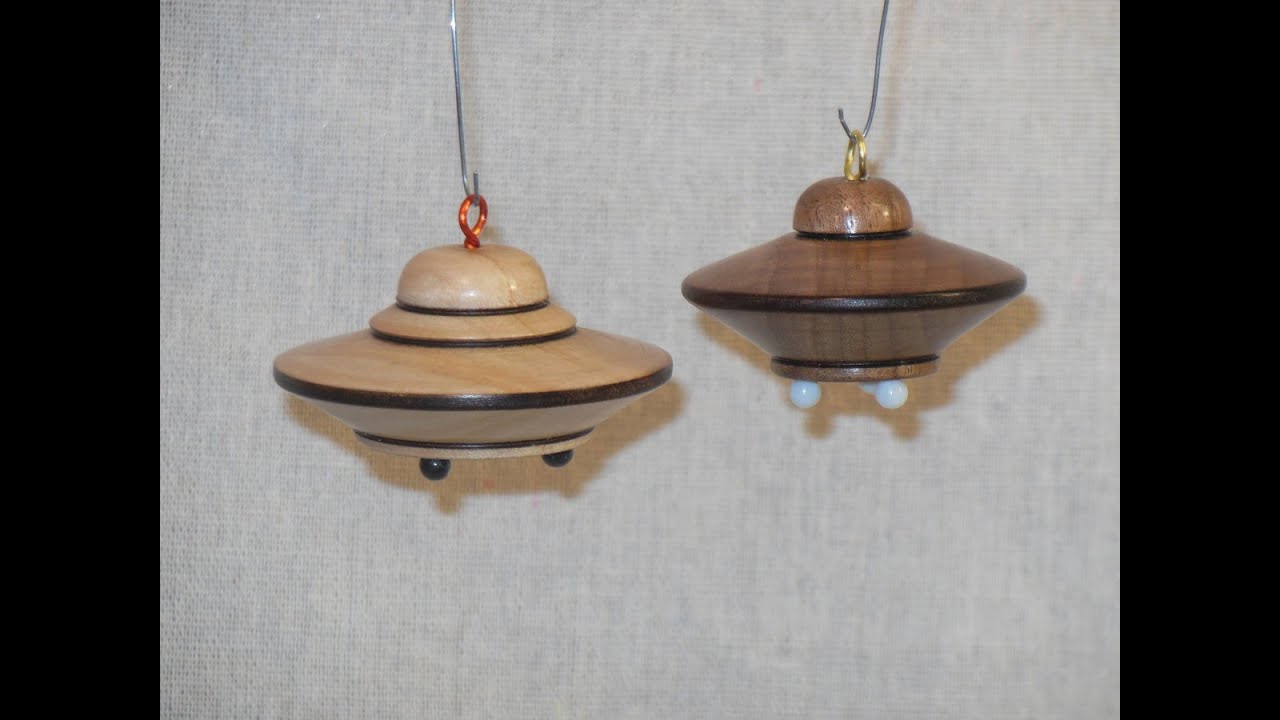turning a flying saucer christmas tree ornament youtube turning a flying saucer christmas tree ornament youtube