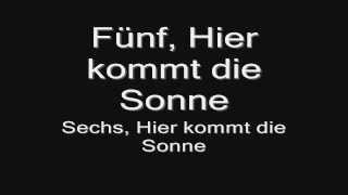 Rammstein - Sonne (lyrics) HD