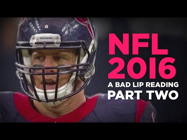 Bad Lip Reading Of 2015 NFL Season Part 2 - Video