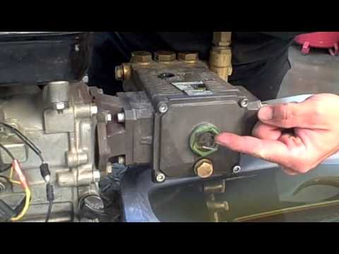 pressure washer pump oil on Pressure washer repair- filling with oil and payoff Final episode in ...