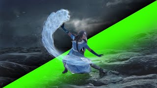 Waterbending #01 ◈ FREE VFX Greenscreen ◈ Avatar inspired Water effects