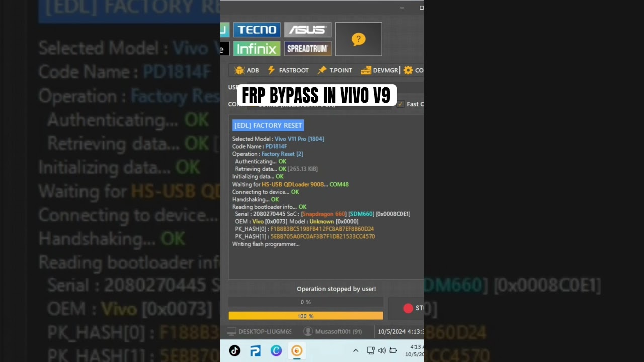Frp BYPASS IN VIVO V9 #hardreset #frpunlock #frp ##wipe Frp BYPASS IN VIVO V9 #hardreset #frpunlock #frp ##wipe