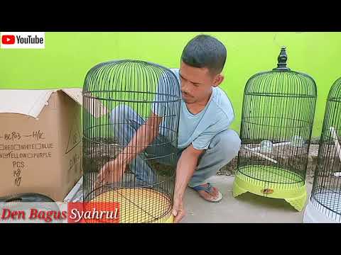SANGAT MUDAH..!! Cara Merakit Sangkar Besi Love Bird Yang Masih Baru.