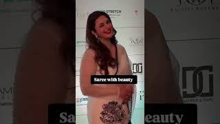 White Saree With Beauty Of Divyanka Tripathi