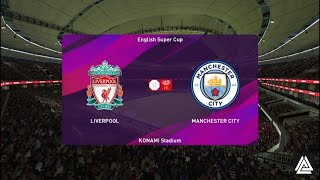 Liverpool Vs Man City, Pes 2020 Gameplay, Premier League 20192020 Season.