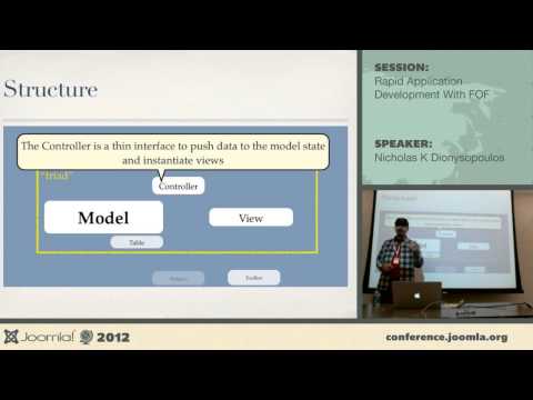 Rapid application development with FOF - Nicholas K Dionysopoulos