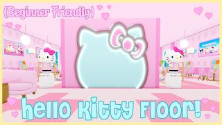 Pink Hello Kitty Beginner Friendly 1St Floor Speedbuild Roblox My Hello Kitty Cafe Ideas Riivv3R