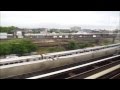 AirTrain ride from JFK airport to Jamaica station, New York, USA.