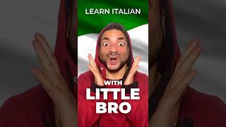 #Shorts #Mercuri_88 Learn Italian With Little Bro #Learning #Italian #Funny #Comedy #Littlebrother