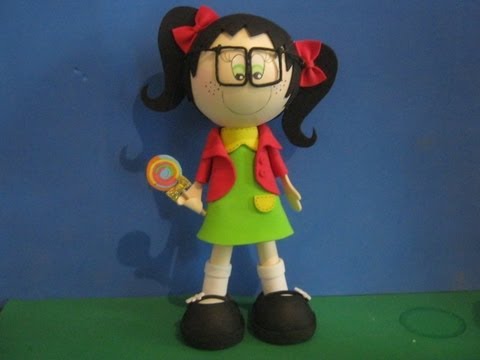 MOLDES O PATRONES PARA HACER UNA FOFUCHA CHILINDRINA EN