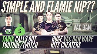 Vac Wave Hits Cheaters Hard, Nip S1Mple And Flamie Tarik Targets Twitch, Missharvey Leaves Clg Red