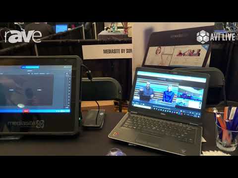 AVI LIVE: SonicFoundry Showcases Mediasite Join, an Automated Video Conferencing Capture Solution