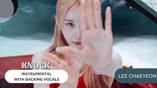 Lee Chaeyeon - Knock (Instrumental With Backing Vocals) |Lyrics|