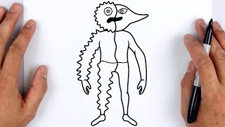 How To Draw Jester Garten Of Banban 4 - Easy Drawing