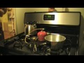 Making coffee on a camp stove in your apartment