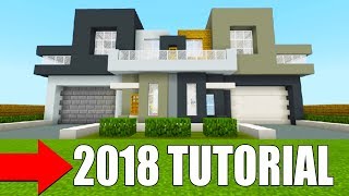 Minecraft Tutorial: How To Make A PRO Modern Mansion 2018