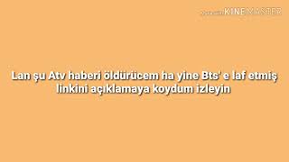 Açıklama Atv Haber Bts E Laf Etmiş
