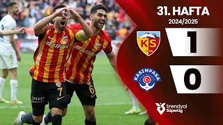 Kayserispor 1-0 Kasımpaşa 31. Hafta - Trendyol Süper Lig 20242025 Sezonu