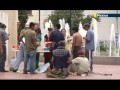 Volunteers in Mexico cook for the homeless