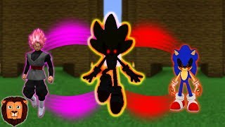 La Fusion De Sonic.exe Y Goku.exe En Minecraft Fusiones En Minecraft Leon Picaron