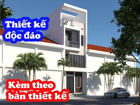 Nhà lô SIÊU BÉ, SIÊU ĐẸP Kt:4x6m/ Mini house Plan 4x6m