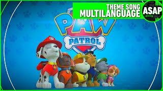 Paw Patrol Theme Song Multilanguage Requested