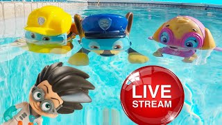 Ellie Sparkles TV ⭐ Summer Pool Challenge Fun with Paw Patrol - Jail Rescue, Slime Challenges Ellie Sparkles TV ⭐ Summer Pool Challenge Fun with Paw Patrol - Jail Rescue, Slime Challenges