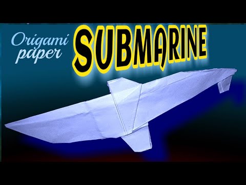 Origami paper Submarine