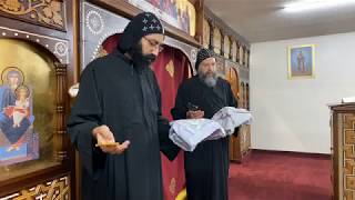 HG Bishop Youssef: Divine Liturgy w/HG Bishop Basil @ St Mary & St Moses Abbey, TX ~ 04/03/2020