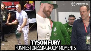 Tyson Fury pretends to spank Wilder! The Gypsy King is the most relaxed man alive before big fights