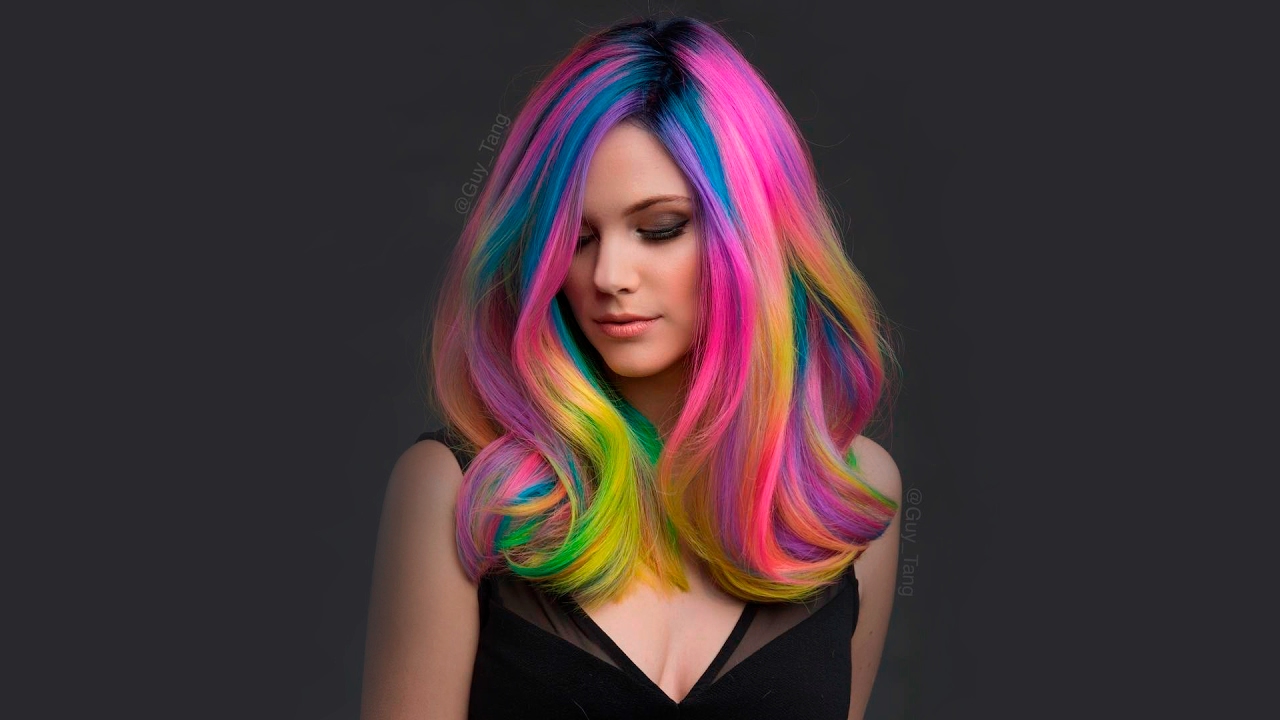 Локоны Цветные Clip-In фуксия для яркой соблазнительной причёски