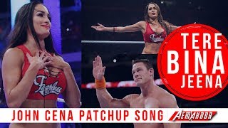 JOHN CENA & NIKKI BELLA | TERE BINA JEENA SAZA HO GYA | VIDEO SONG