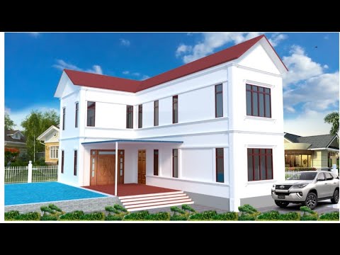 Nhà chữ L 2 tầng 80 mét vuông một sàn