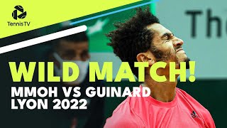 Interrupted Play, Underarm Serves & Drama To The End 😳 Crazy Mmoh vs Guinard Match! | Lyon 2022