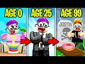 Can We GROW UP From BIRTH To DEATH In ROBLOX LIFE SIMULATOR!? (GROWING UP)