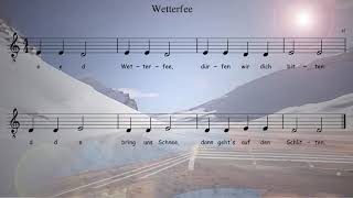 Wetterfee - Die Noten