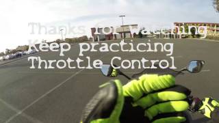 The fundamentals series throttle control drills in 4k