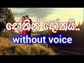 Dothin Dothai Karaoke (without voice) දෝතින් දෝතයි