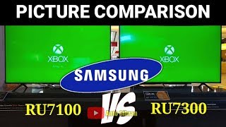 Ru7300 Vs Ru7100 Picture Comparison Uhd Tv Samsung